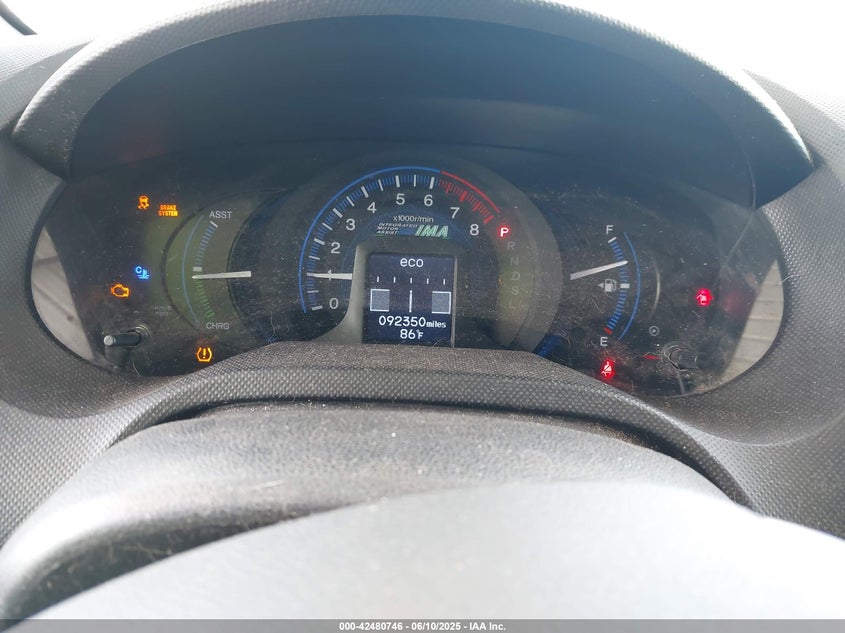 2013 HONDA INSIGHT - JHMZE2H33DS000845