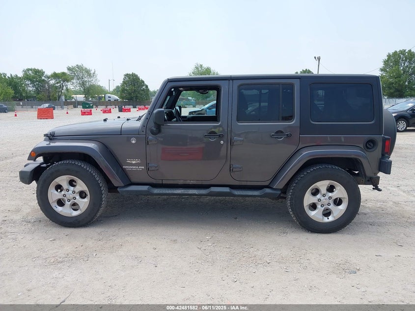 2014 JEEP WRANGLER UNLIMITED SAHARA - 1C4BJWEG1EL224771