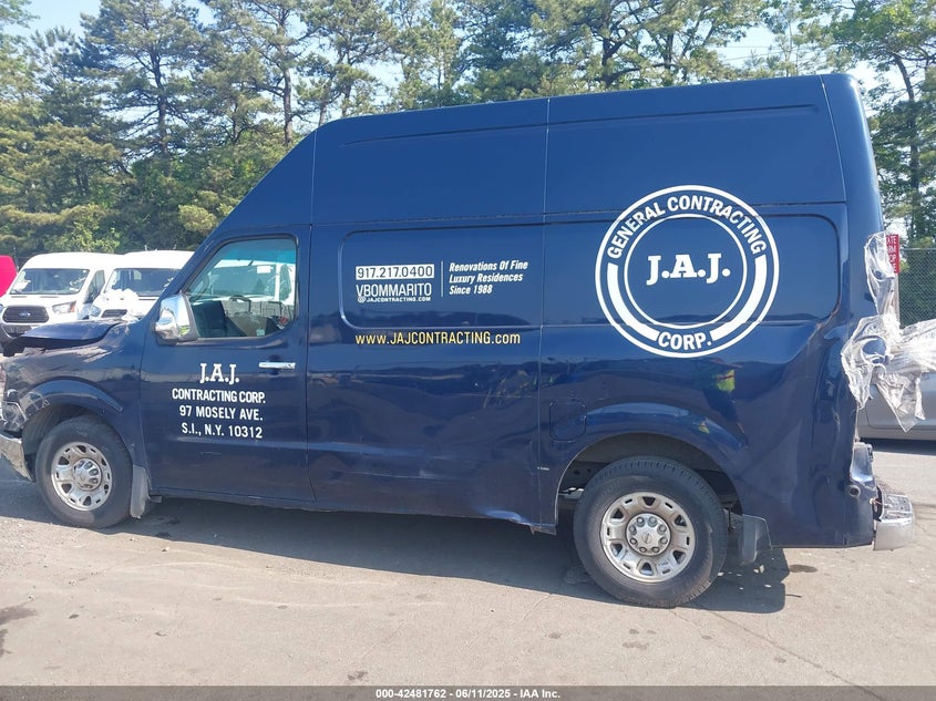 2012 Nissan Nv 2500 Nv2500 Hd Sv V6 VIN: 1N6BF0LY5CN114301 Lot: 42481762