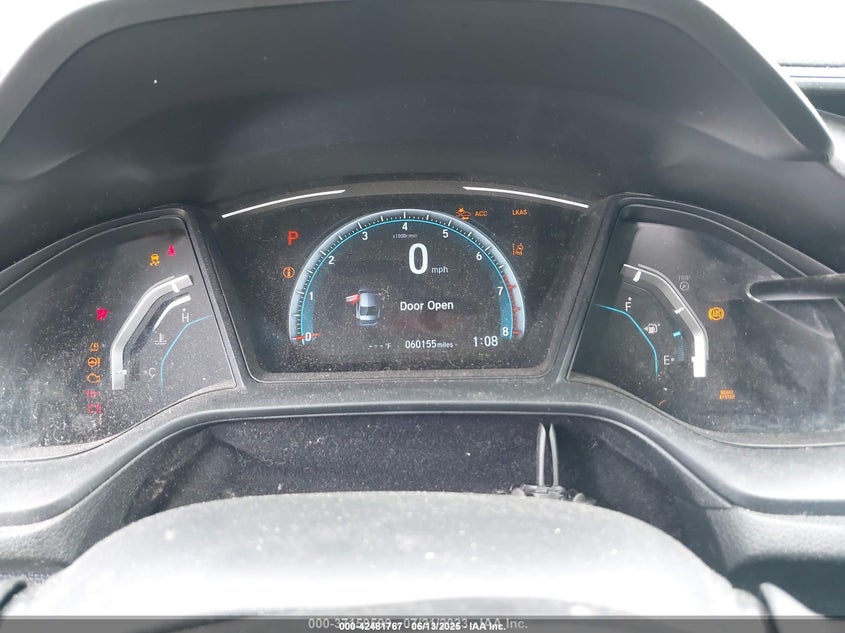 2019 Honda Civic Lx VIN: 19XFC2F64KE030878 Lot: 42481767