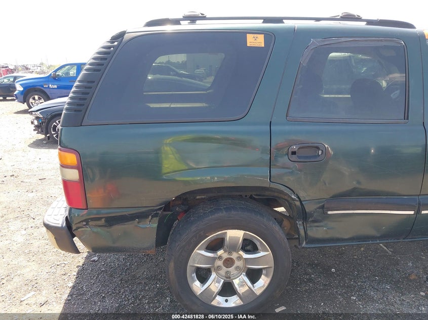 2001 Chevrolet Tahoe Ls VIN: 1GNEK13T01R150190 Lot: 43819268