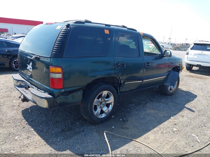 1GNEK13T01R150190 2001 CHEVROLET TAHOE photo no. 4
