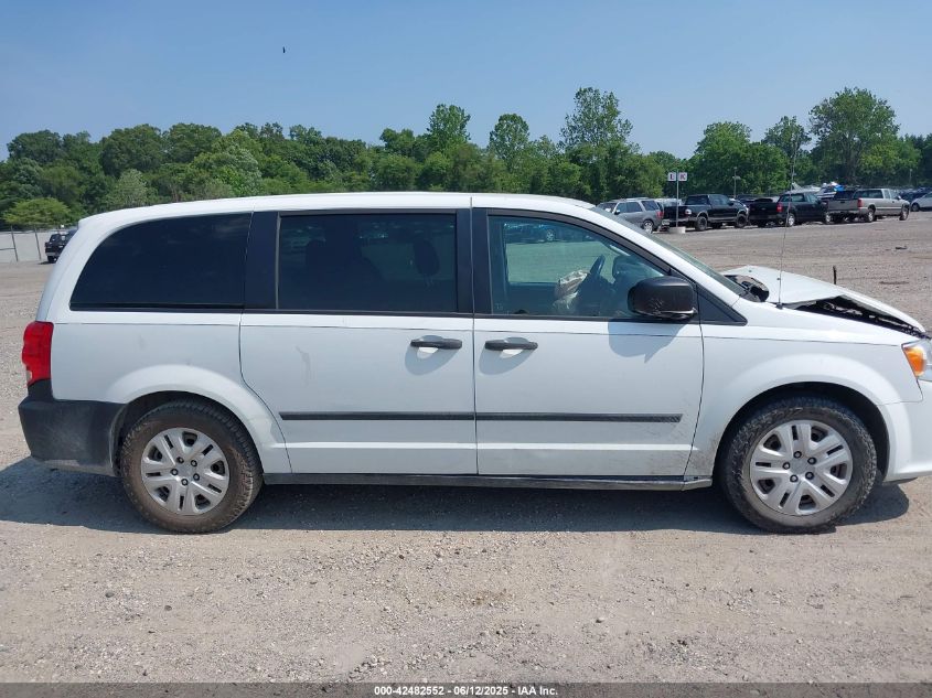 2016 Dodge Grand Caravan American Value Pkg/Se/Se Plus VIN: 2C4RDGBG1G4203820 Lot: 42482552