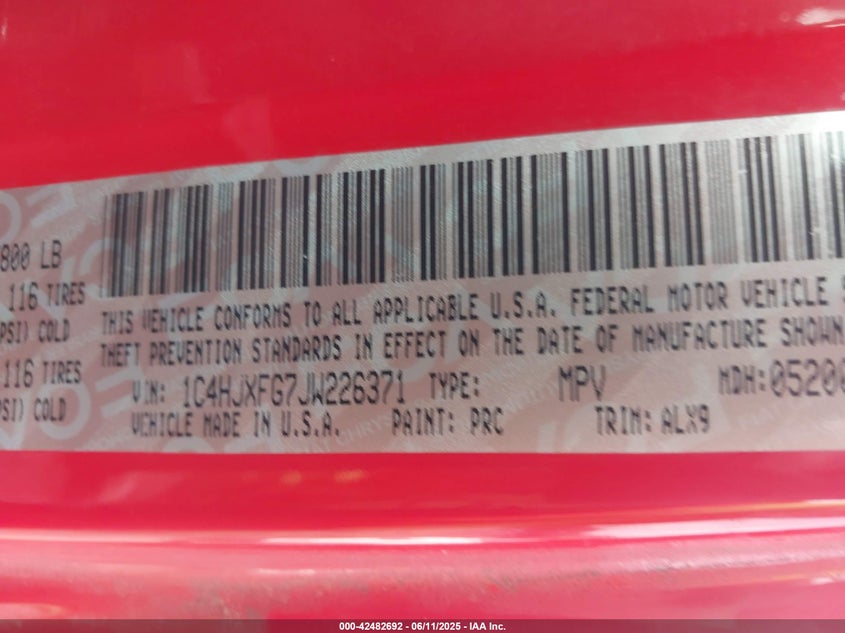 2018 JEEP WRANGLER UNLIMITED RUBICON 4X4 - 1C4HJXFG7JW226371