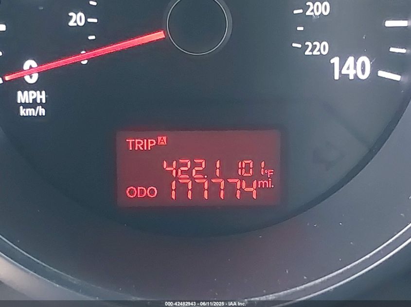 2012 Kia Soul VIN: KNDJT2A55C7404327 Lot: 42482943