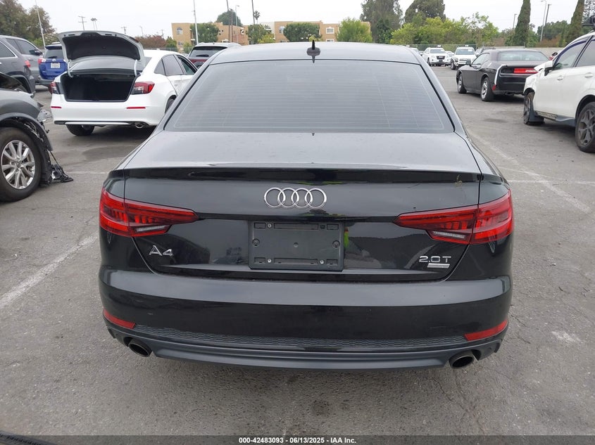 2018 AUDI A4 2.0T TECH ULTRA PREMIUM/2.0T ULTRA PREMIUM - WAUKMAF42JA067558