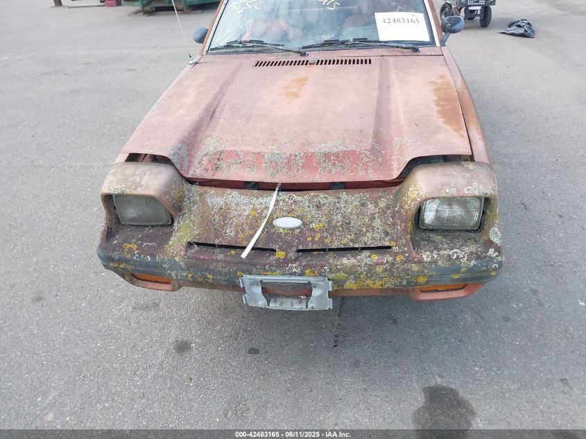 1982 Ford Escort Exp VIN: 2FABP0122CX171039 Lot: 42483165