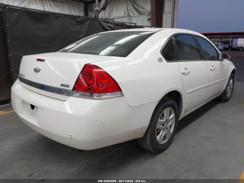 2007 CHEVROLET IMPALA VIN: 2G1WB58K579320656