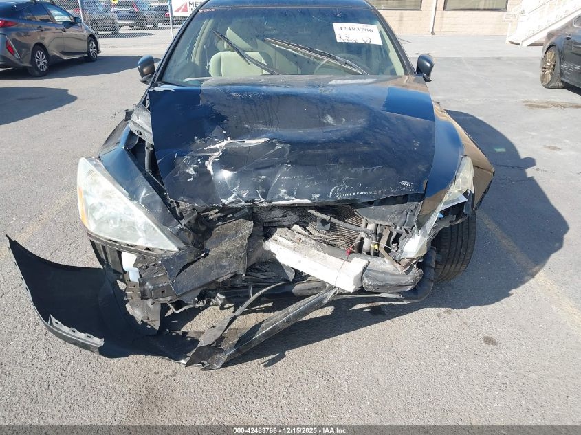 2005 Honda Accord 2.4 Lx VIN: 1HGCM56485A172403 Lot: 42483786