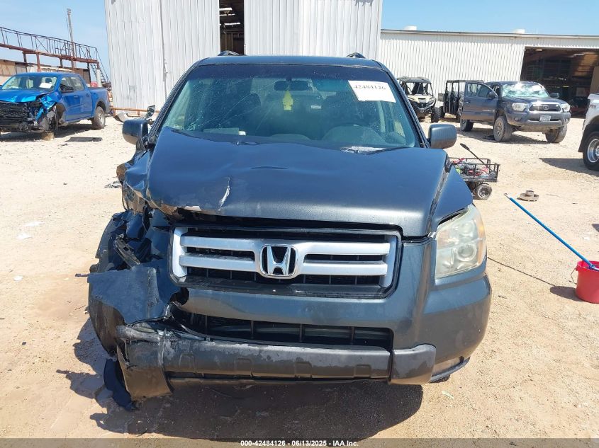 2006 Honda Pilot Ex VIN: 2HKYF18436H502396 Lot: 42484126