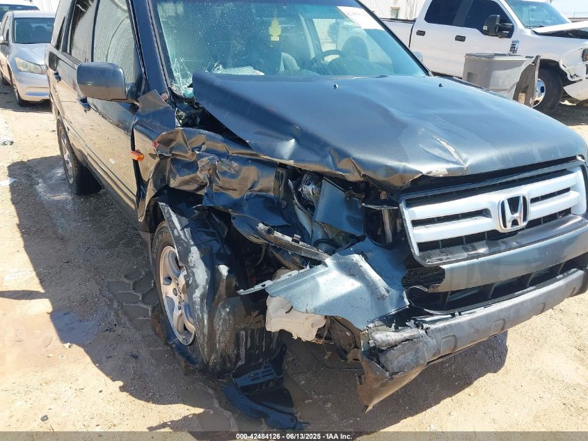 2006 Honda Pilot Ex VIN: 2HKYF18436H502396 Lot: 42484126