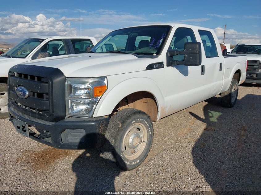 2011 Ford F250, Left Side, IAAI, VIN 1FT7W2B61BEC17086 — photo 2