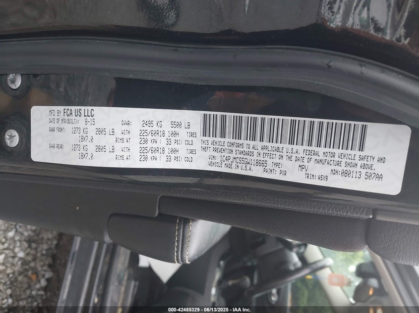 2016 JEEP CHEROKEE ALTITUDE - 1C4PJMCS5GW118665