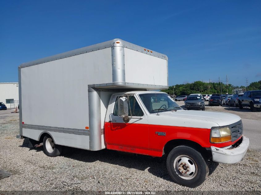 1997 Ford F-350 Chassis Xl VIN: 1FDKF37G3VEB24281 Lot: 42485813