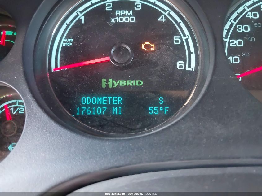 2009 Chevrolet Tahoe Hybrid VIN: 1GNFC13599R187821 Lot: 42485999