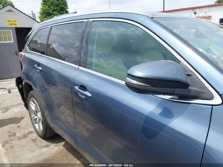 2015 Toyota Highlander Limited Platinum V6 VIN: 5TDYKRFH8FS101291 Lot: 42486062