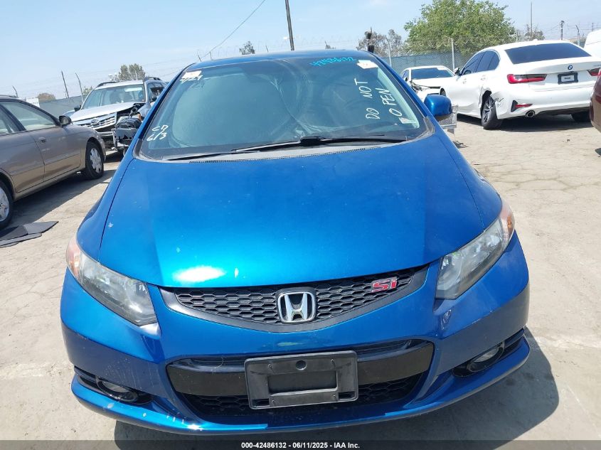 2012 Honda Civic Si VIN: 2HGFG4A55CH70391 Lot: 42486132