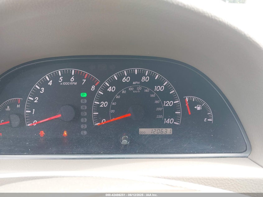 2006 TOYOTA CAMRY VIN: 4T1BE32K36U729987