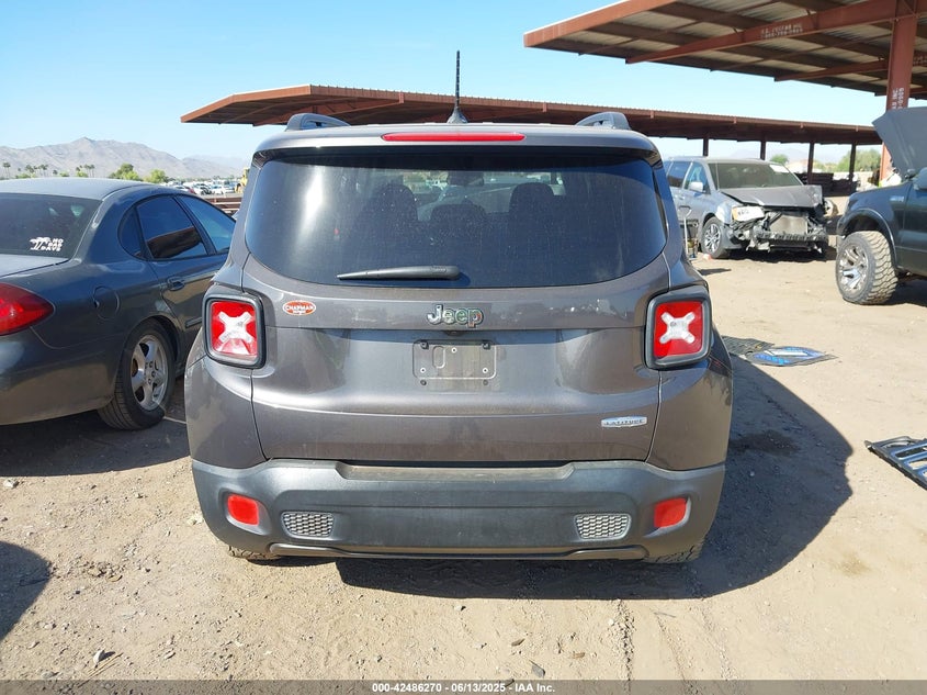 VIN ZACCJABB5HPF45504 2017 JEEP RENEGADE LATITUDE FWD