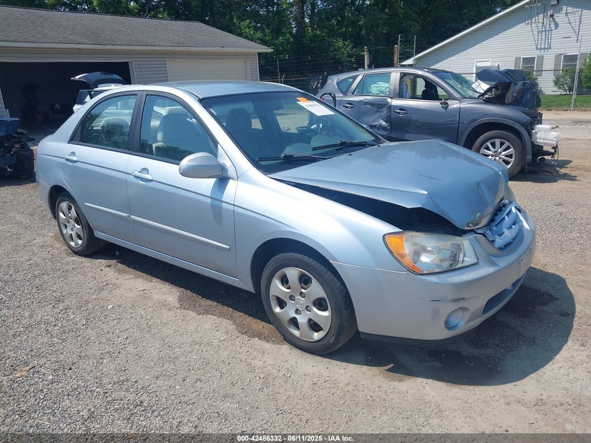 2006 KIA SPECTRA VIN: KNAFE121965236842