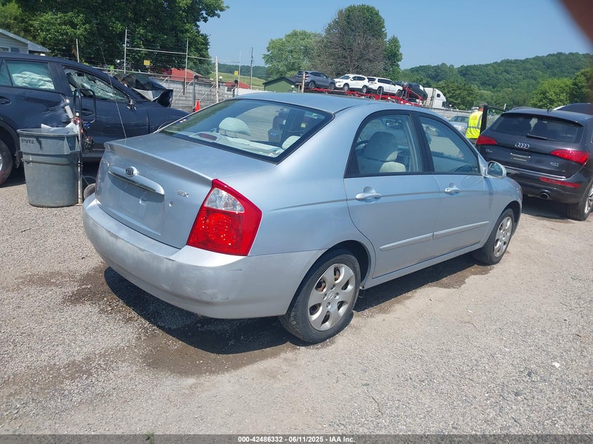 2006 KIA SPECTRA VIN: KNAFE121965236842