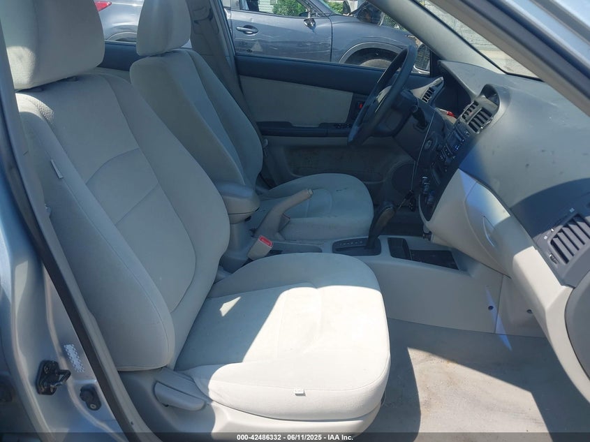 2006 KIA SPECTRA VIN: KNAFE121965236842