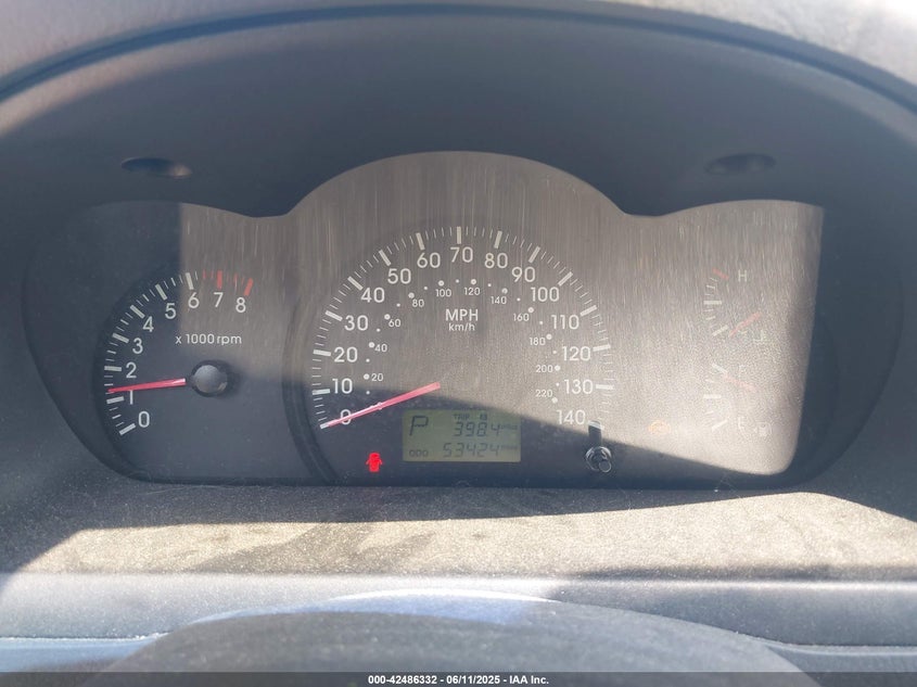 2006 KIA SPECTRA VIN: KNAFE121965236842
