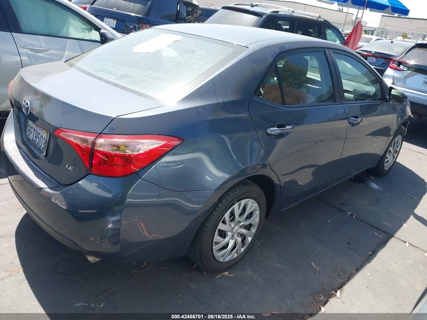 VIN 2T1BURHE0KC161720 2019 TOYOTA COROLLA LE