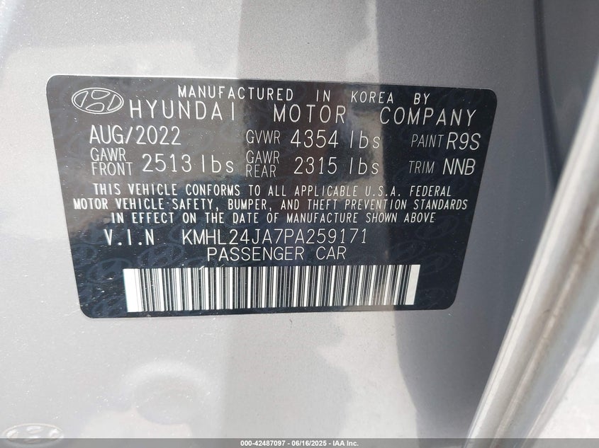 2023 HYUNDAI SONATA SE - KMHL24JA7PA259171