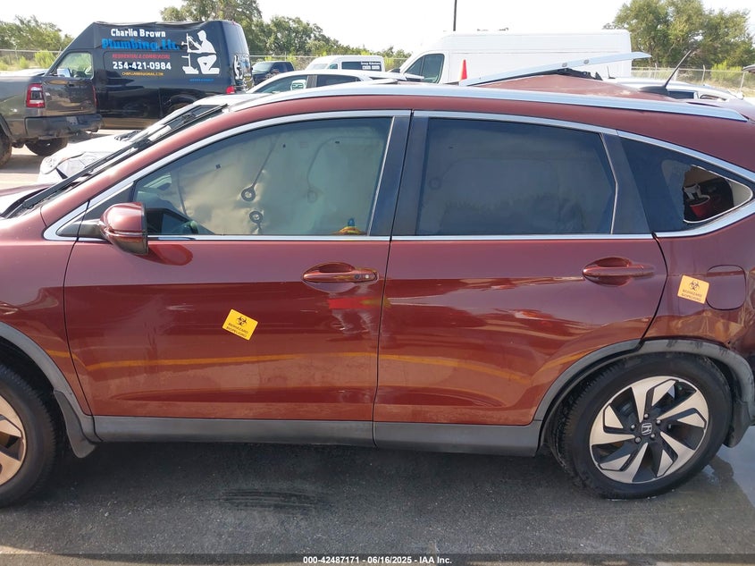 2015 HONDA CR-V TOURING - 5J6RM4H98FL059529