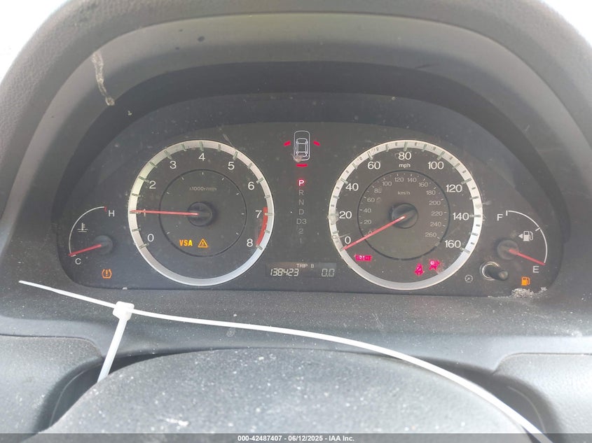 2009 HONDA ACCORD VIN: 1HGCP26339A009581