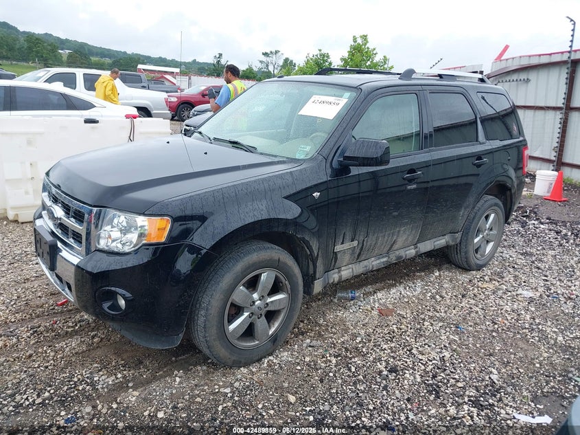 2008 FORD ESCAPE VIN: 1FMCU041X8KD75927