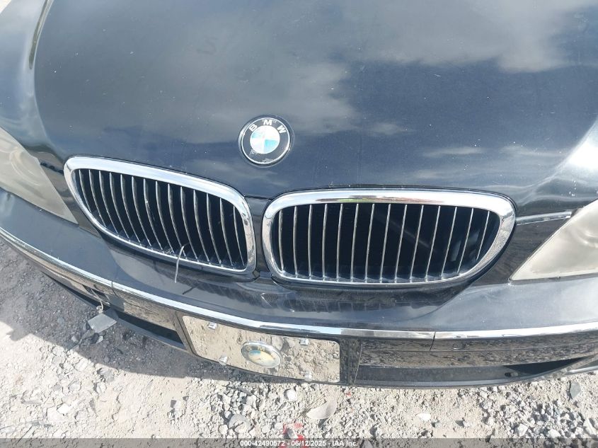 2006 BMW 750Li VIN: WBAHN83576DT25821 Lot: 42490572