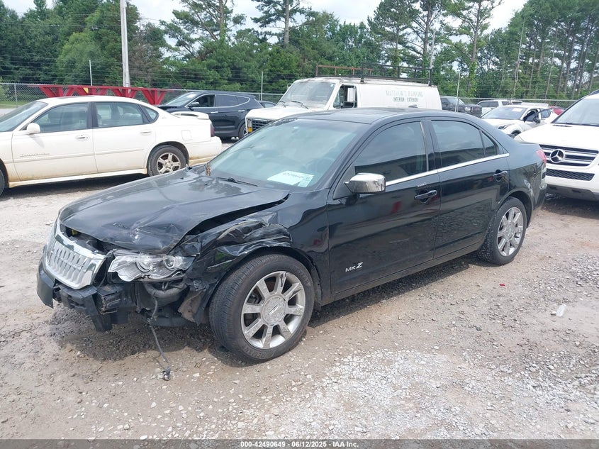 2007 Lincoln Mkz black sedan gasoline 3LNHM26T07R617151 photo #3