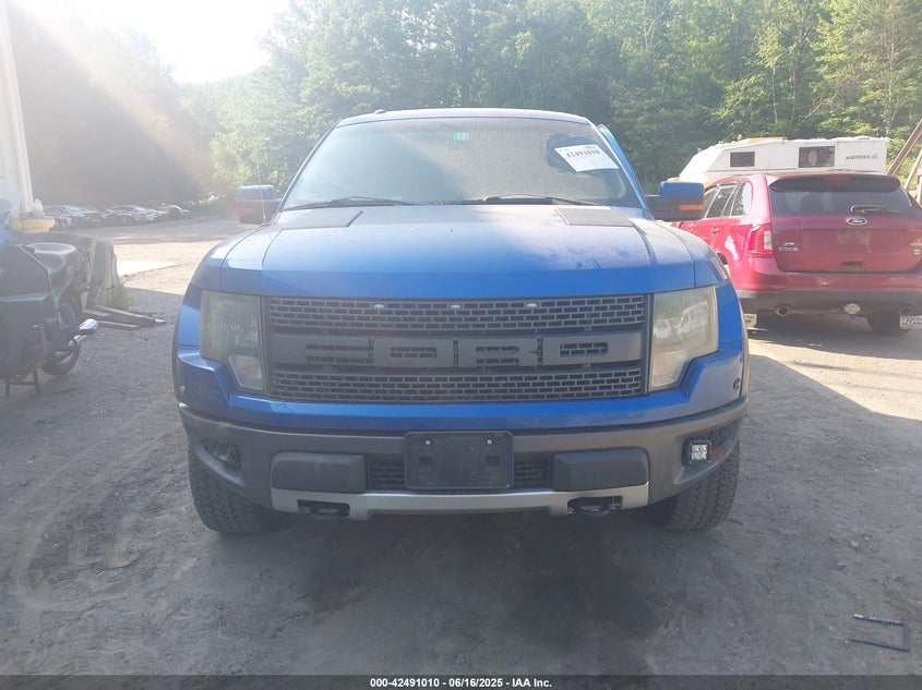 2012 Ford F-150 Svt Raptor VIN: 1FTEX1R61CFA22556 Lot: 42491010