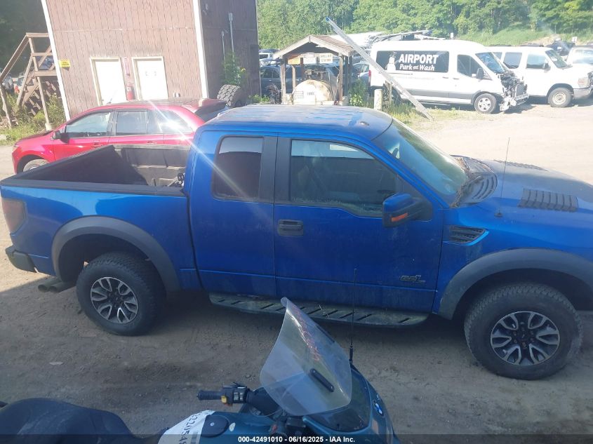 2012 Ford F-150 Svt Raptor VIN: 1FTEX1R61CFA22556 Lot: 42491010
