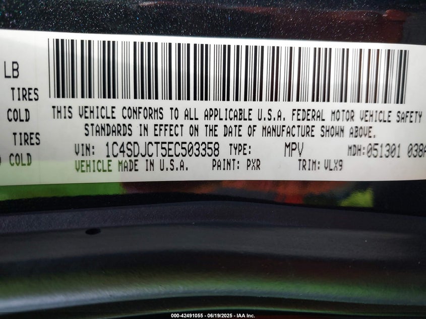 2014 DODGE DURANGO R/T - 1C4SDJCT5EC503358