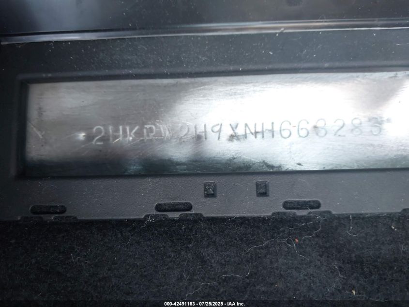 2022 Honda Cr-V Awd Touring VIN: 5J6RW2H96NL000945 Lot: 42491163