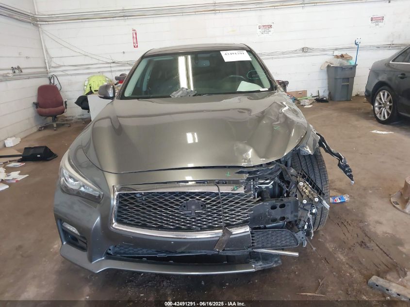 2014 Infiniti Q50 Premium/Sport VIN: JN1BV7AR9EM699910 Lot: 42491291