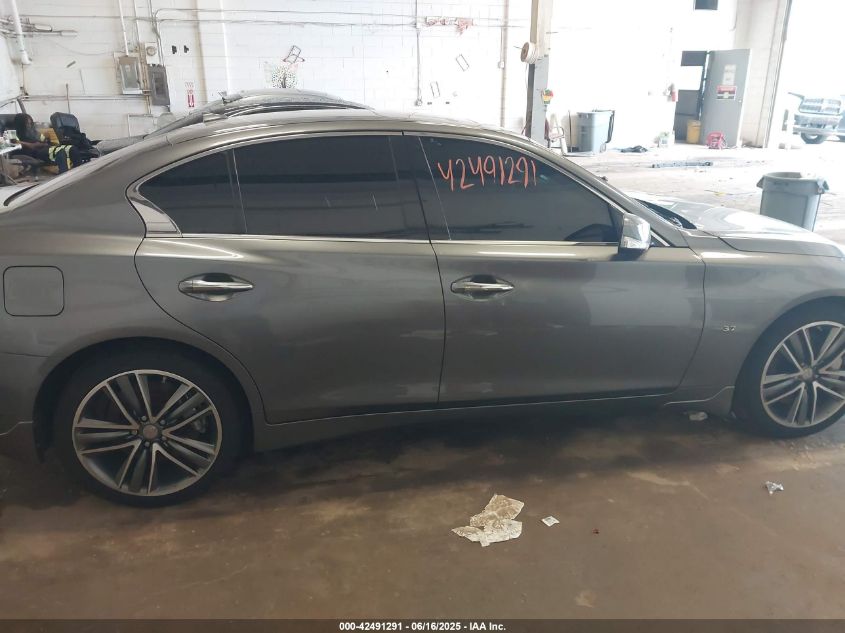 2014 Infiniti Q50 Premium/Sport VIN: JN1BV7AR9EM699910 Lot: 42491291
