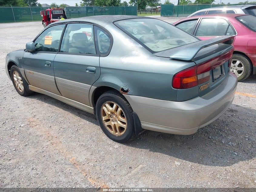 2002 Subaru Outback Limited green sedan gasoline 4S3BE686827204495 photo #4