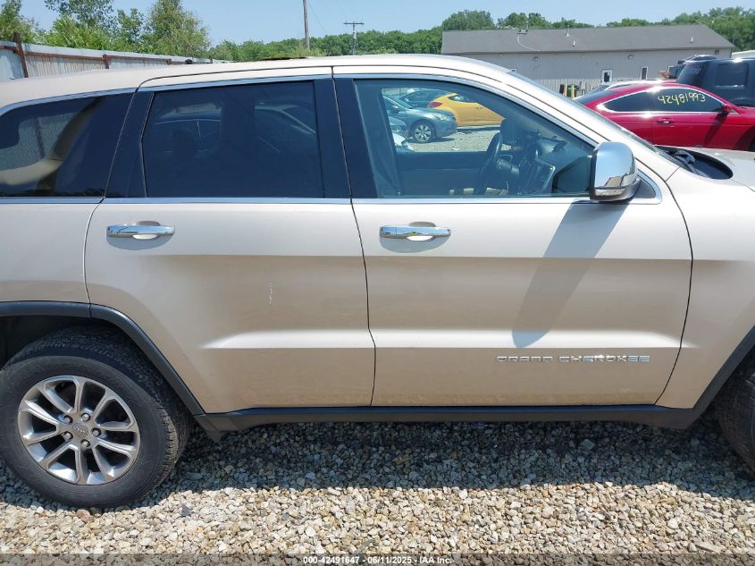 2014 Jeep Grand Cherokee Limited VIN: 1C4RJFBG9EC162684 Lot: 42491647