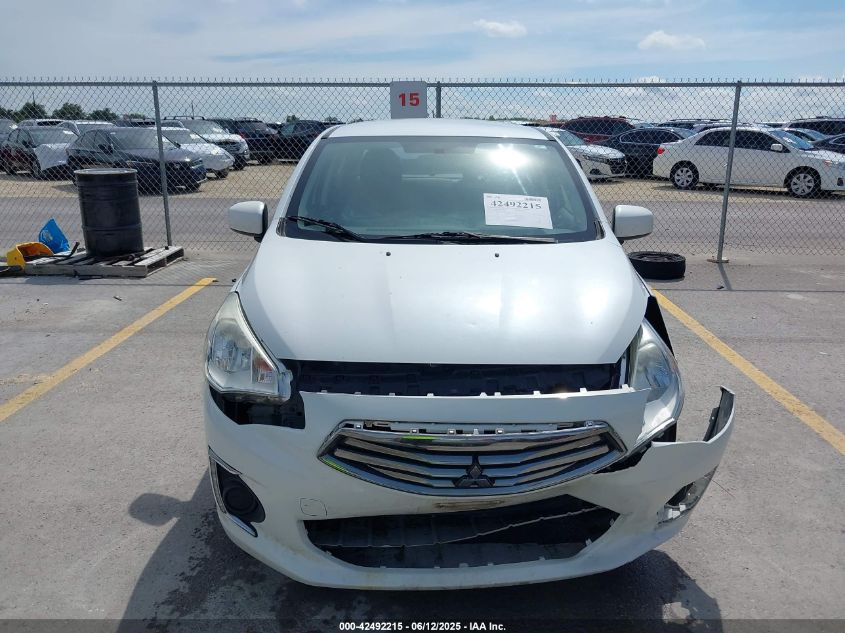 2017 Mitsubishi Mirage G4 Es VIN: ML32F3FJ0HHF12482 Lot: 42492215