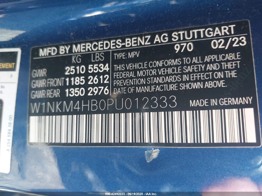 2023 Mercedes-Benz GLC-Class - W1NKM4HB0PU012333