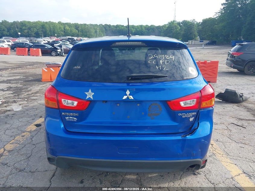 2015 MITSUBISHI OUTLANDER SPORT VIN: 4A4AR4AU7FE015408
