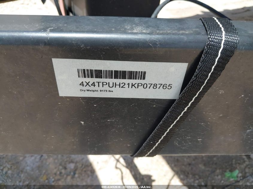 2019 Puma Other VIN: 4X4TPUH21KP078765 Lot: 42492636