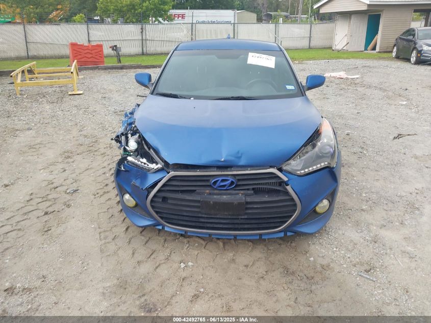 2016 Hyundai Veloster Turbo Rally Edition VIN: KMHTC6AEXGU260759 Lot: 42492765