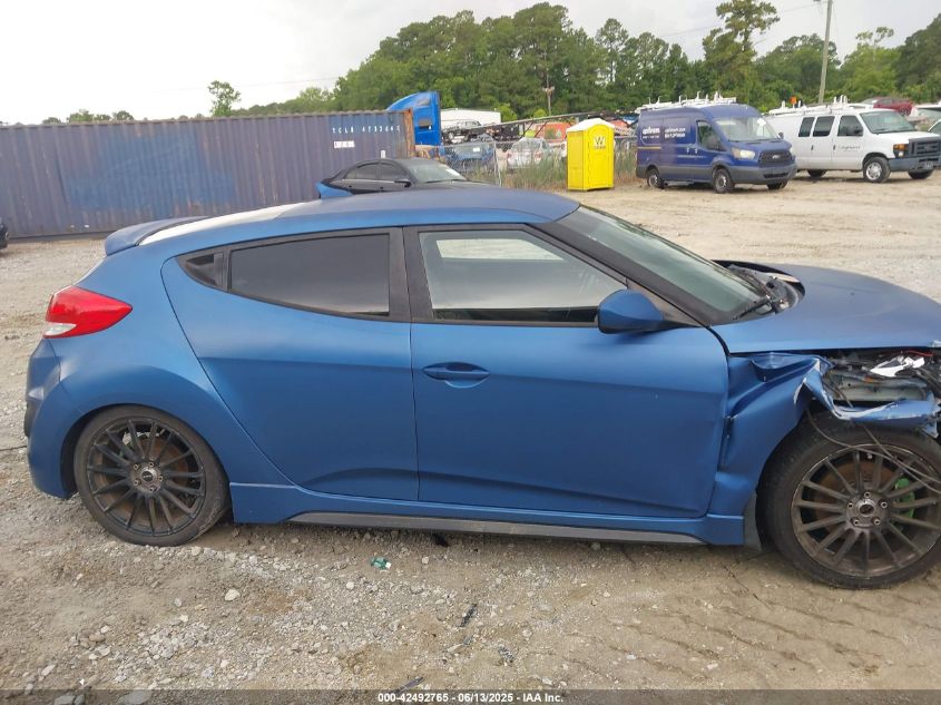 2016 Hyundai Veloster Turbo Rally Edition VIN: KMHTC6AEXGU260759 Lot: 42492765