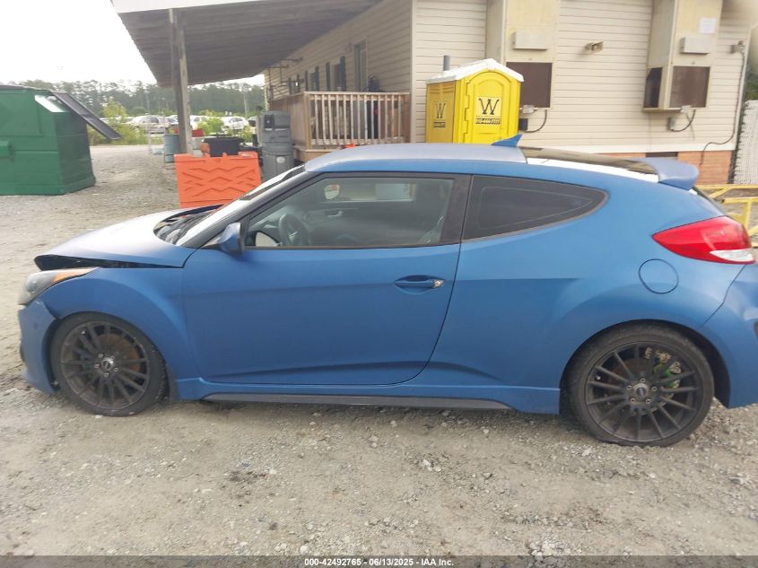 2016 Hyundai Veloster Turbo Rally Edition VIN: KMHTC6AEXGU260759 Lot: 42492765