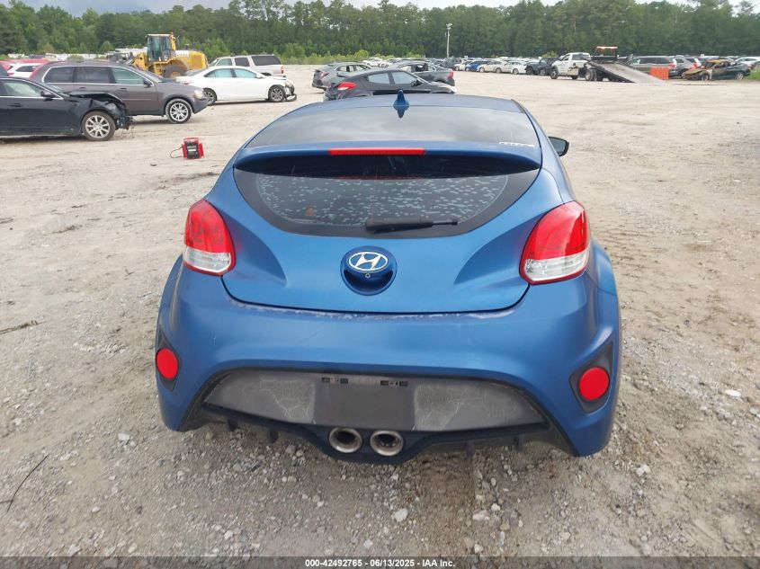2016 Hyundai Veloster Turbo Rally Edition VIN: KMHTC6AEXGU260759 Lot: 42492765